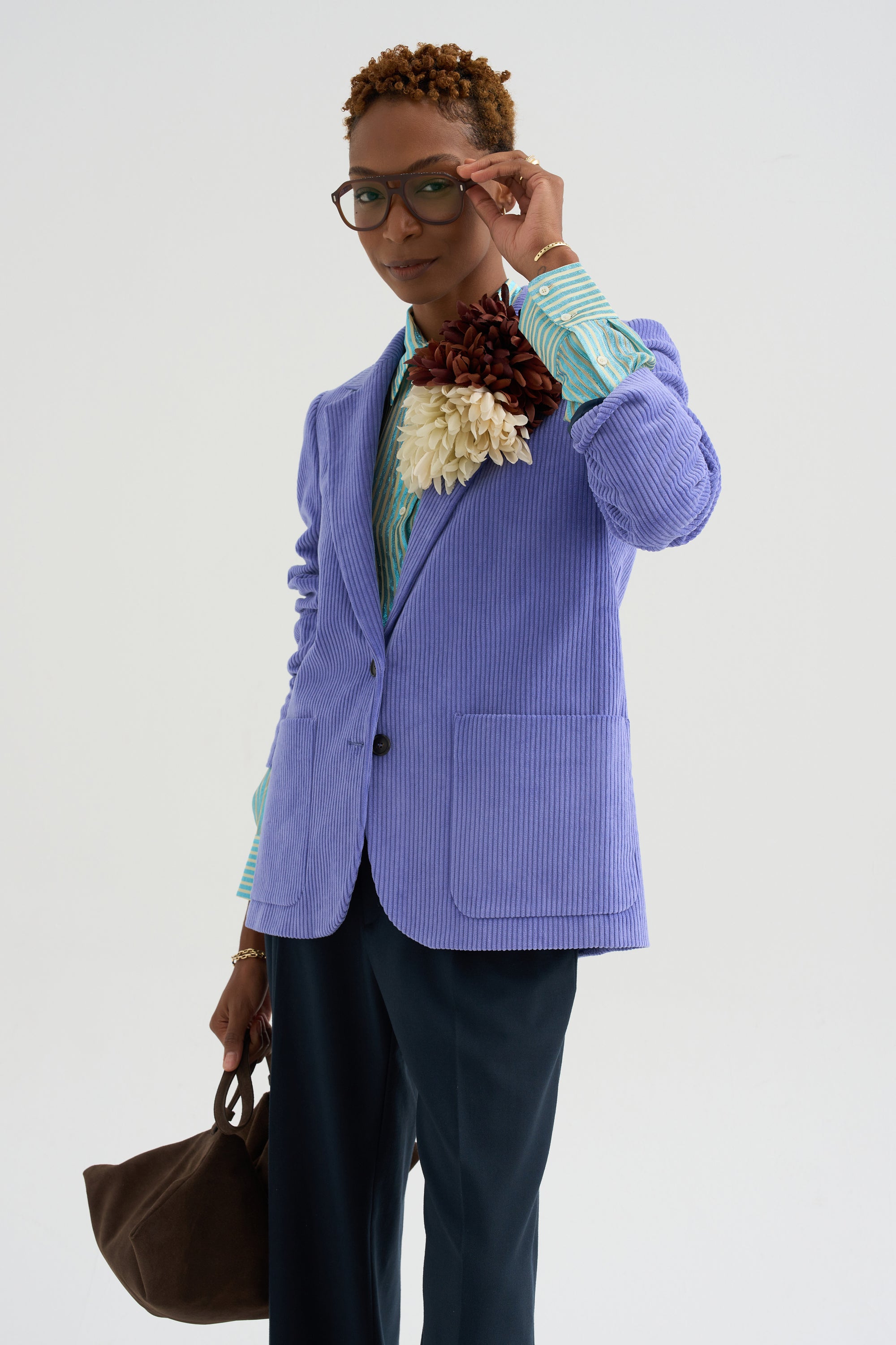 Tomy - Corduroy Jacket, Lilac