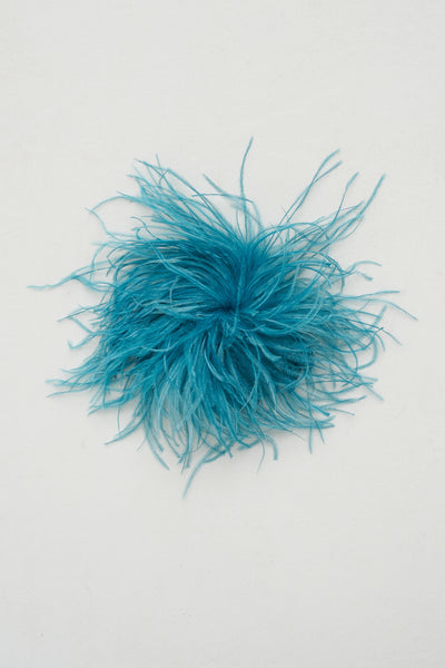 Meryl - Ostrich Feather Brooch – Kick Pleat