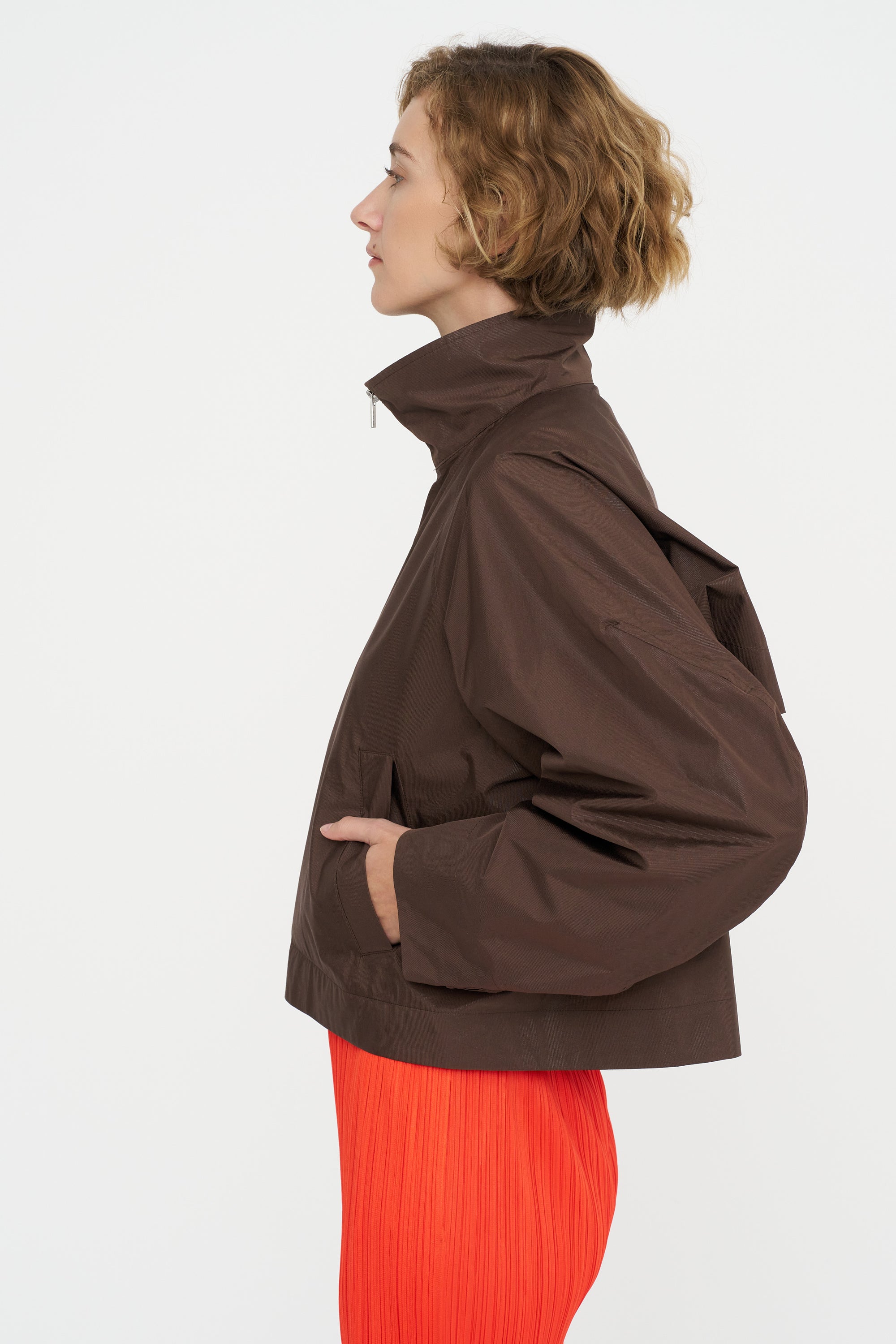 Akimbo Jacket, Dark Brown