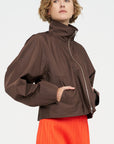 Akimbo Jacket, Dark Brown