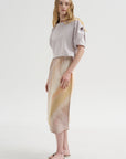 Twisted Drape, Light Gray
