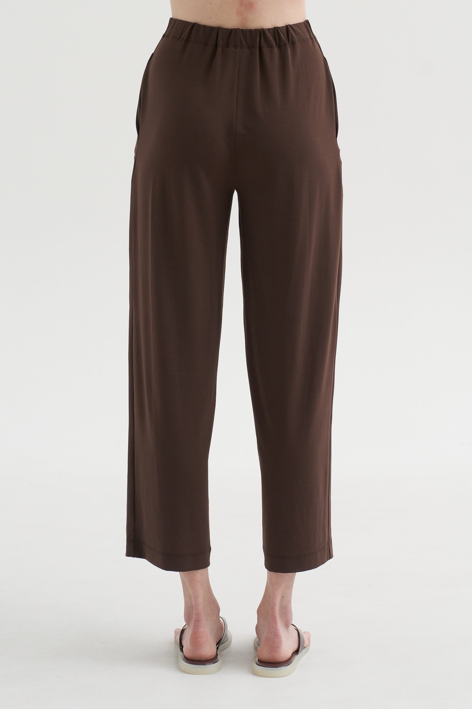 Drape Jersey - 66 Pants, Dark Brown