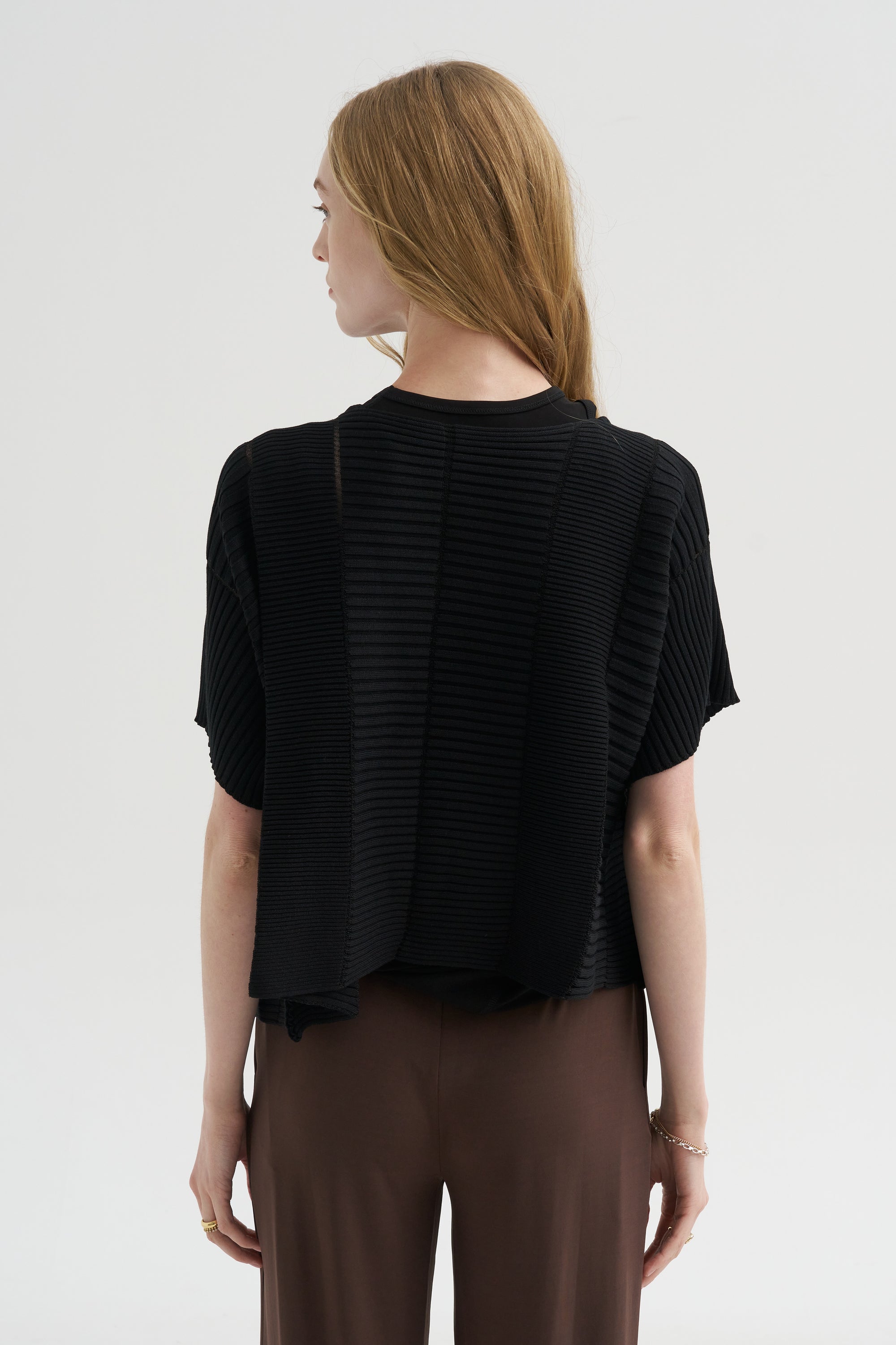 Column Knit, Black