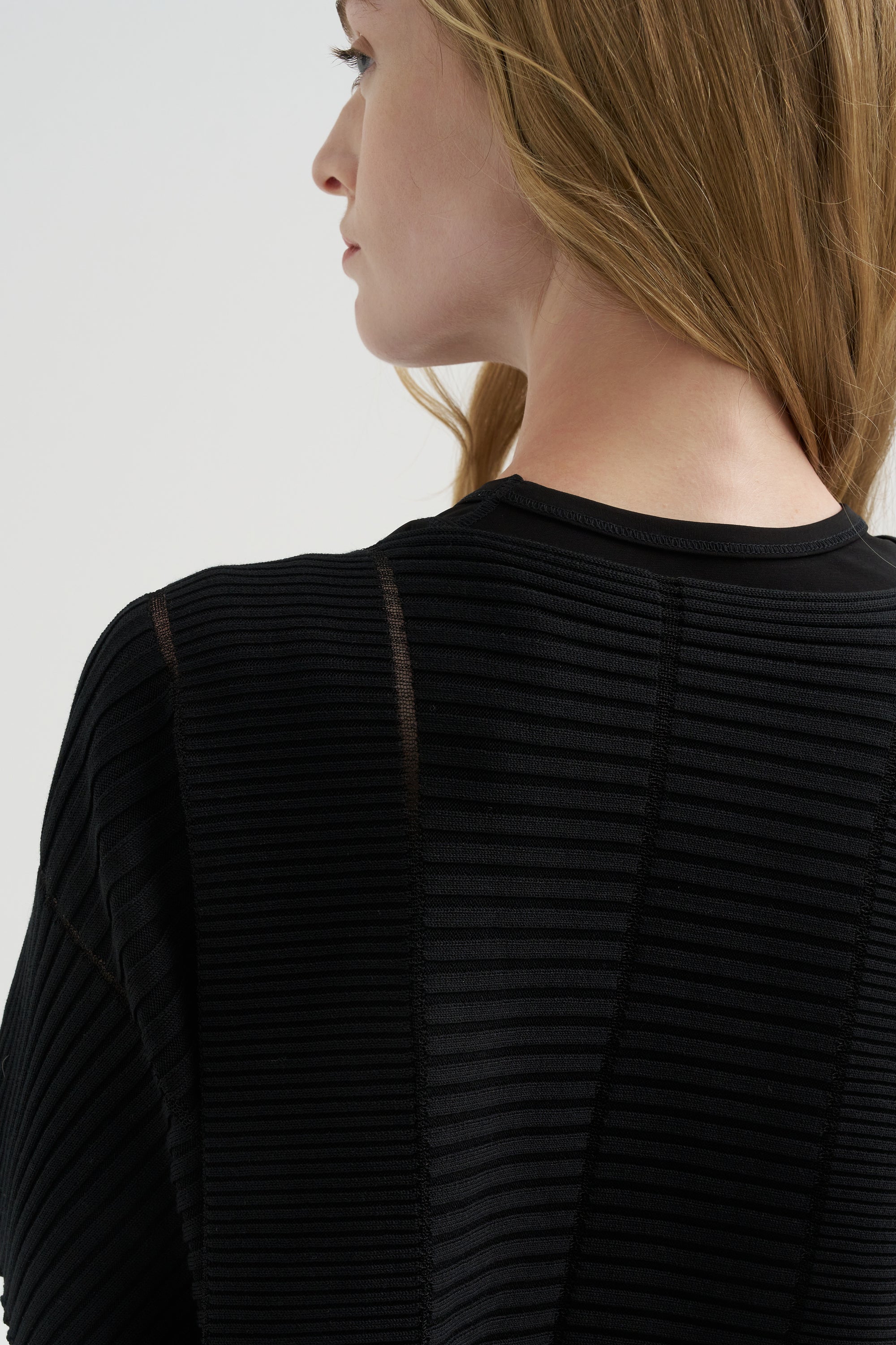Column Knit, Black