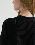 Column Knit, Black