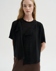 Column Knit, Black