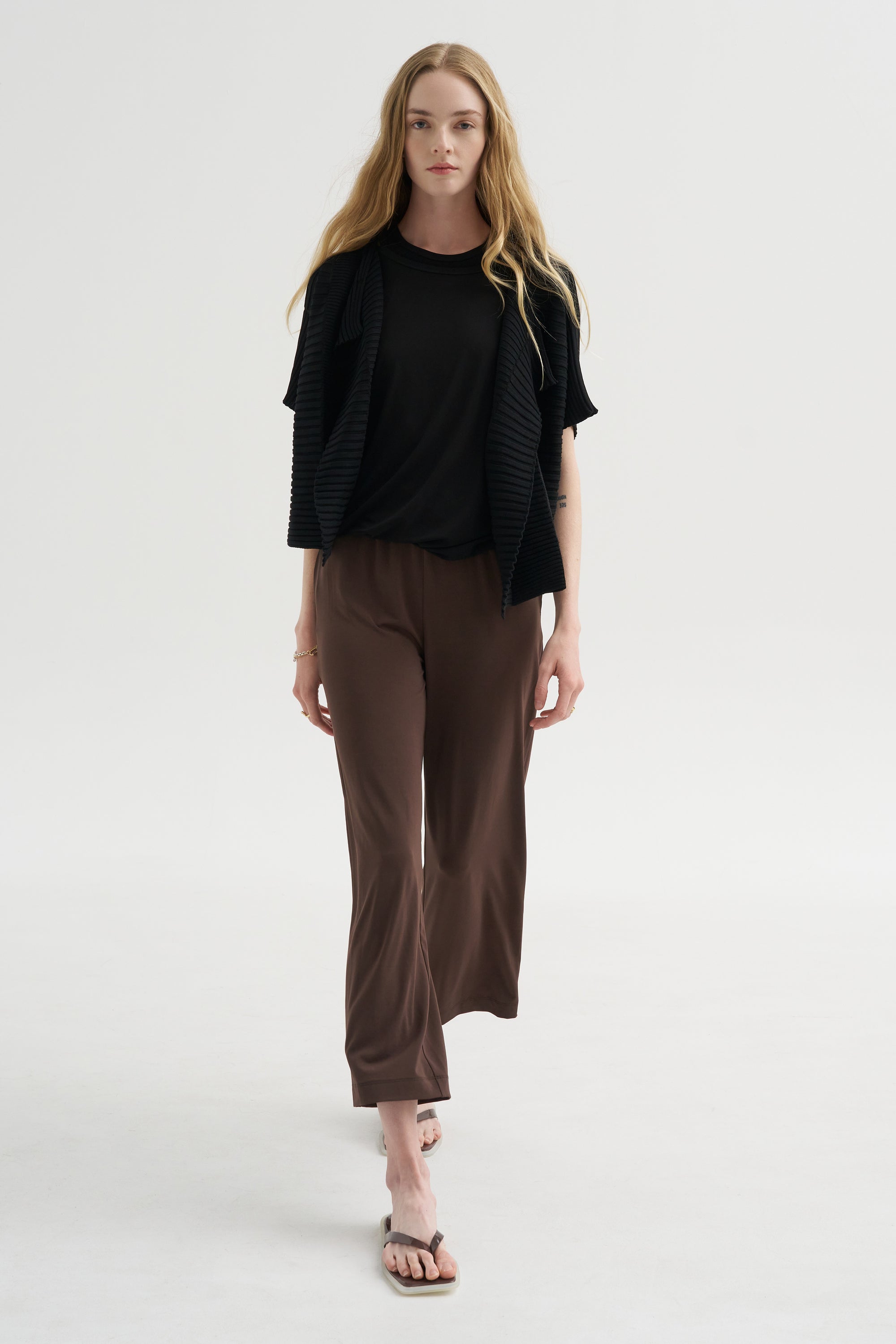 Column Knit, Black