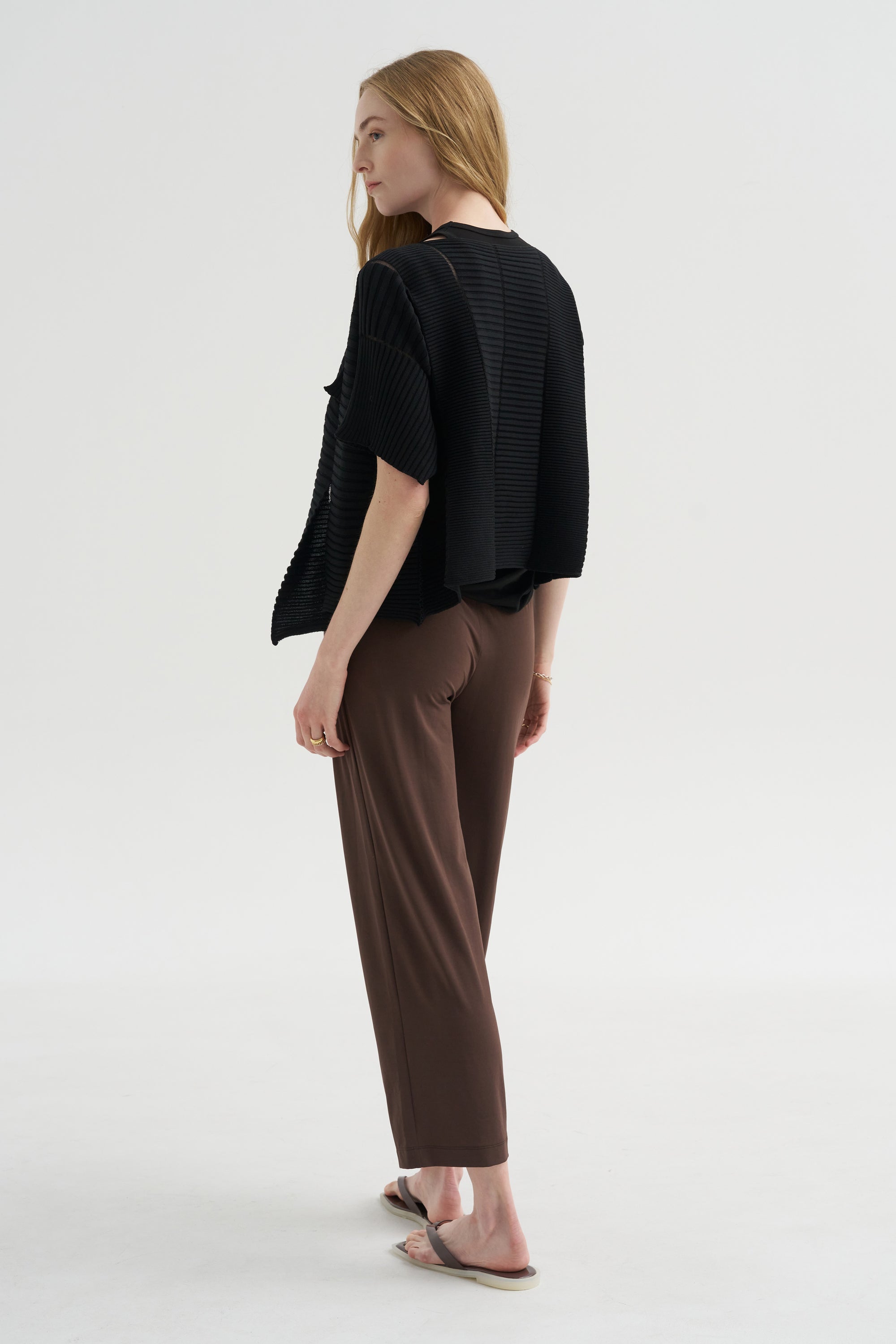 Column Knit, Black