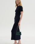 Rill Skirt, Dark Navy