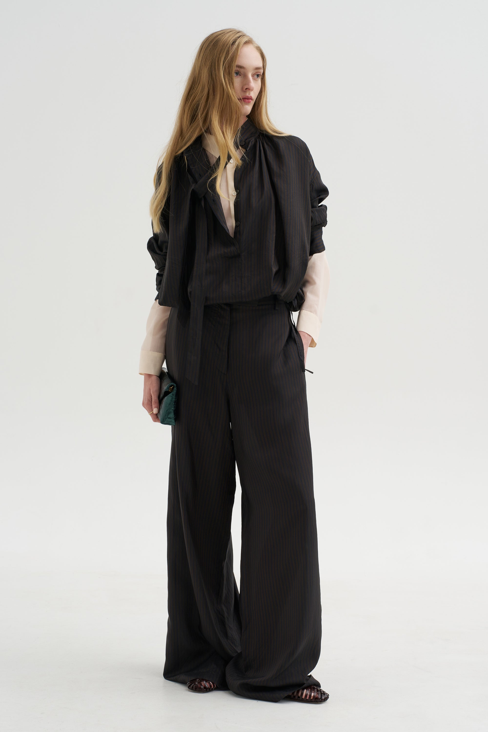 Sheer Wool Top, Off White