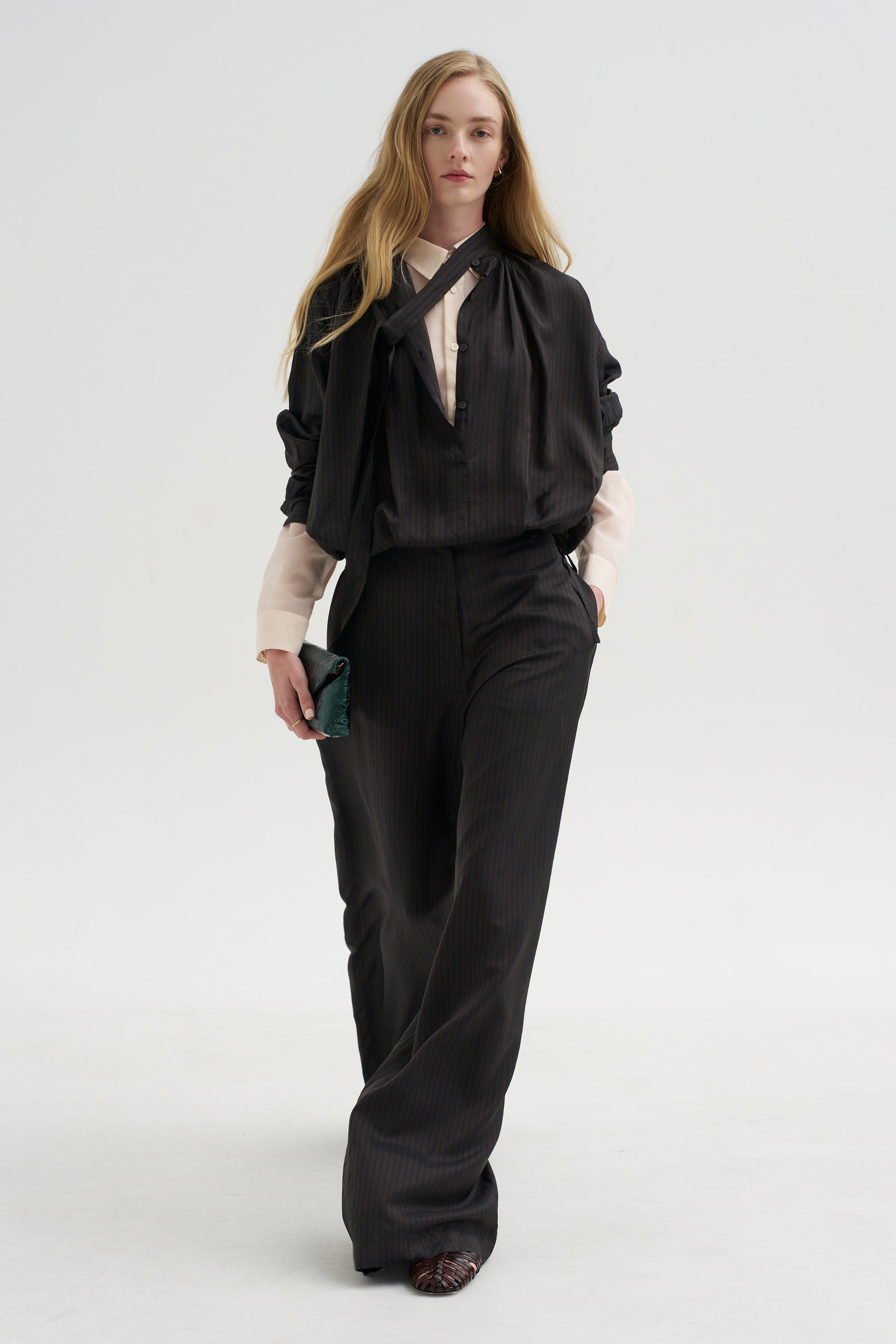 Sheer Wool Top, Off White