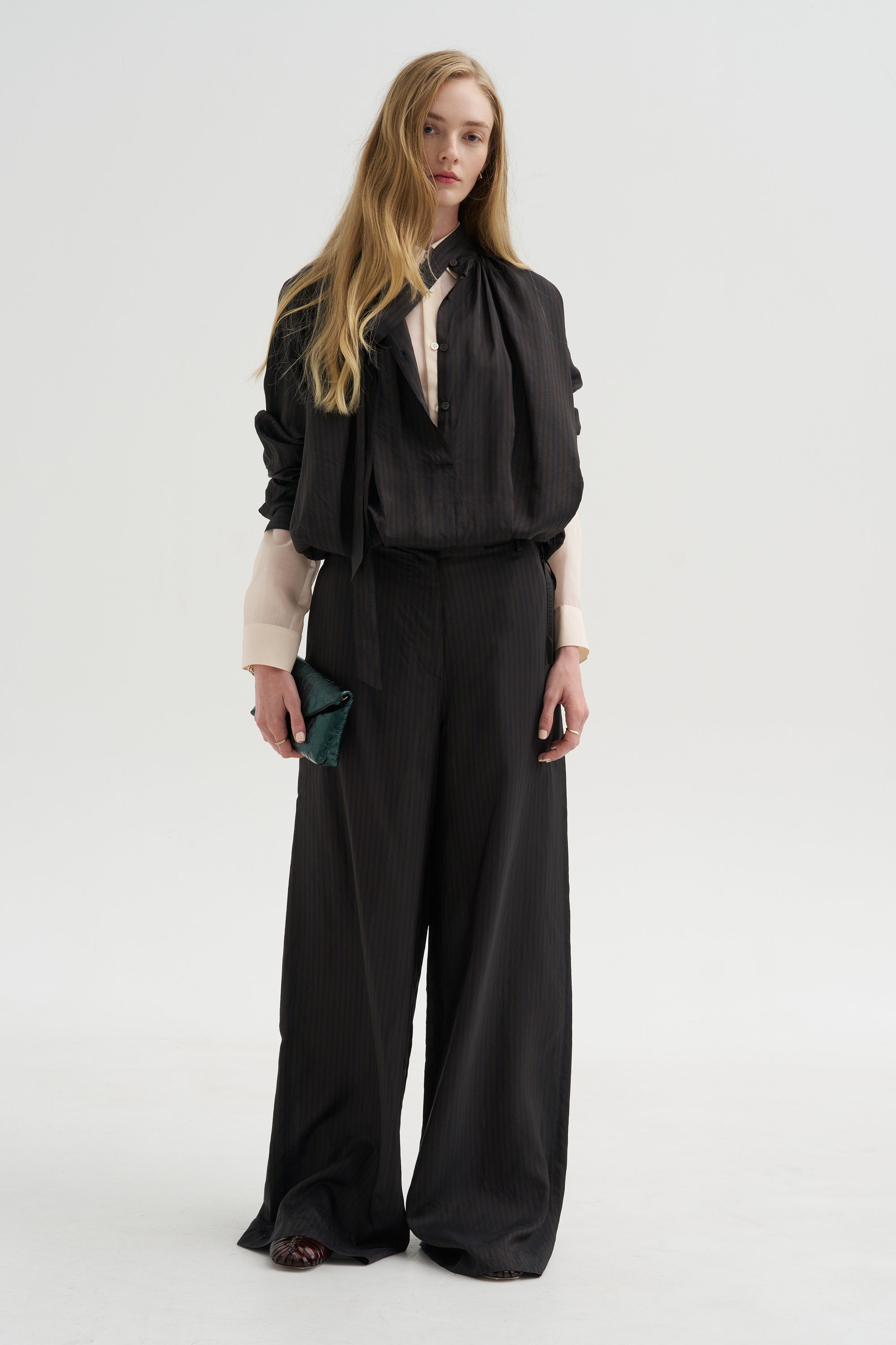 Sheer Wool Top, Off White