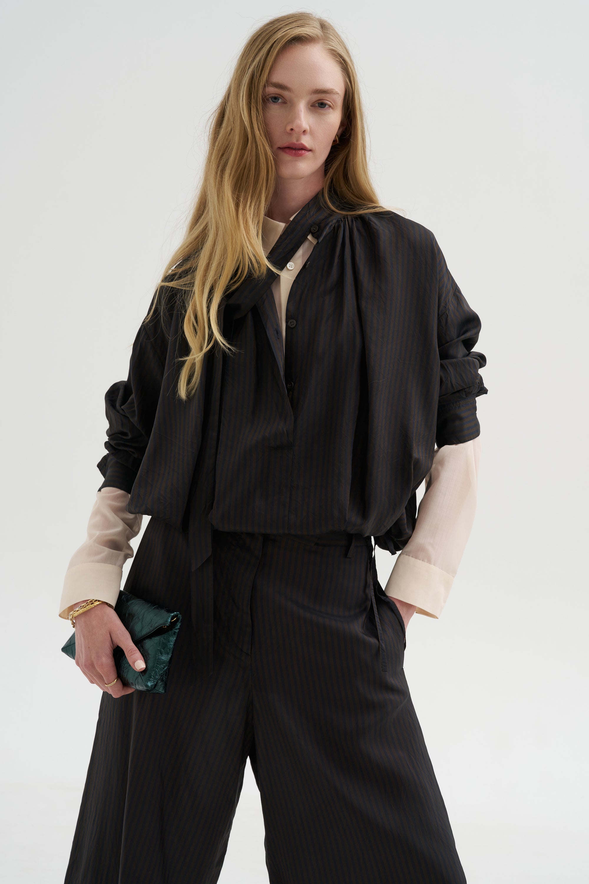 Sheer Wool Top, Off White