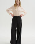 Sheer Wool Top, Off White