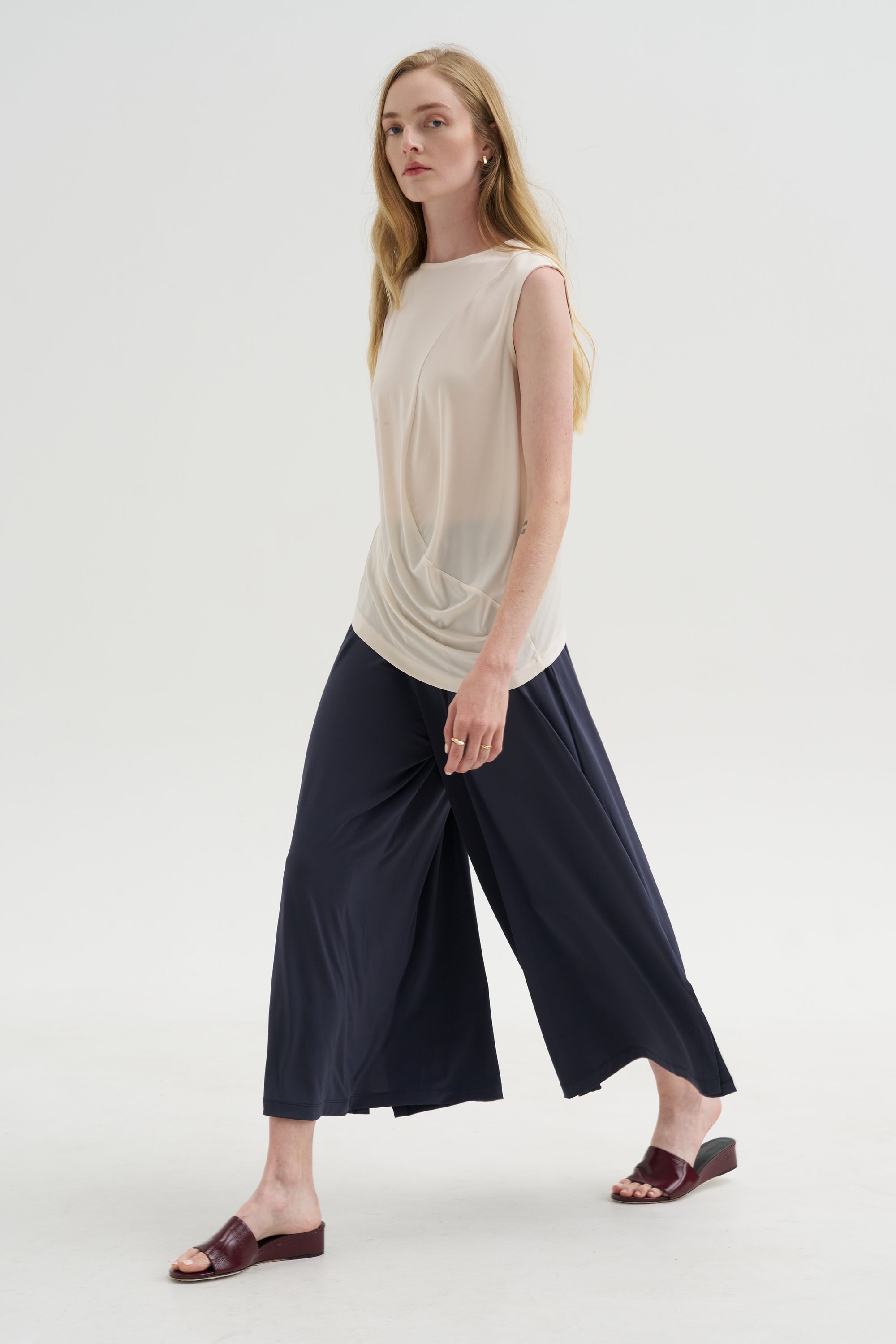 Drape Jersey - 68 Pant, Dark Navy