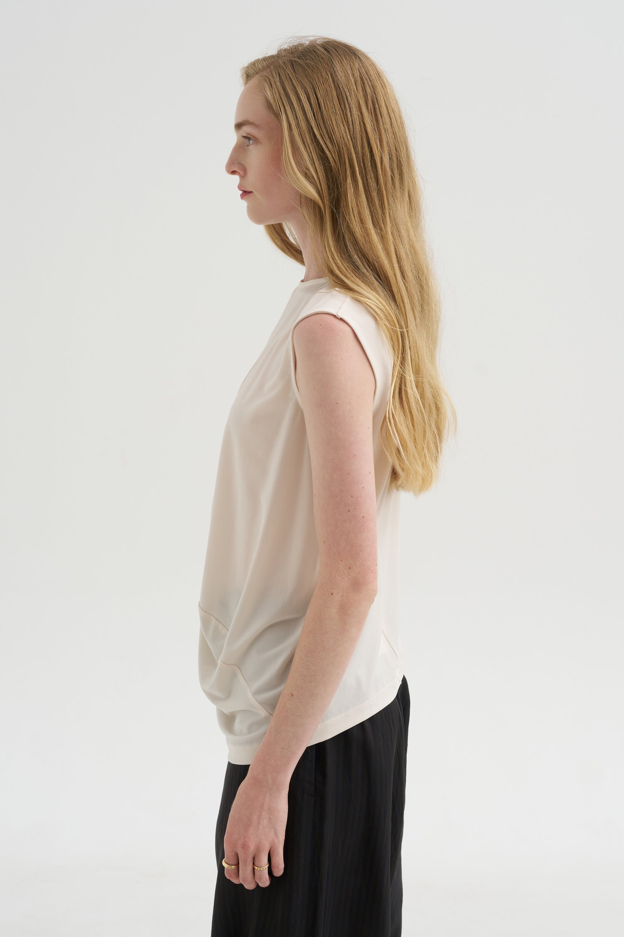 Drape Jersey - 68 Top, Off White