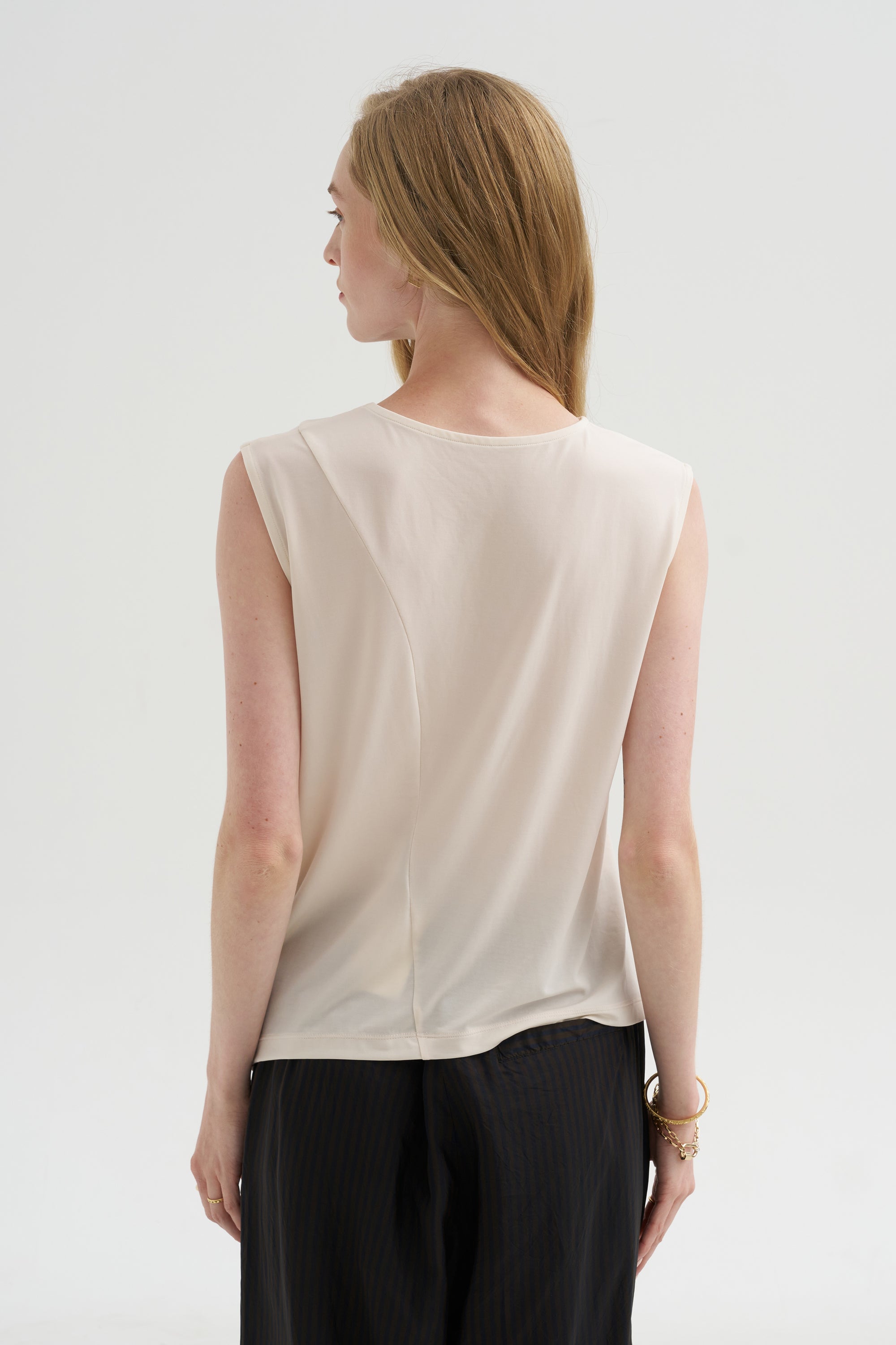 Drape Jersey - 68 Top, Off White