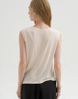 Drape Jersey - 68 Top, Off White