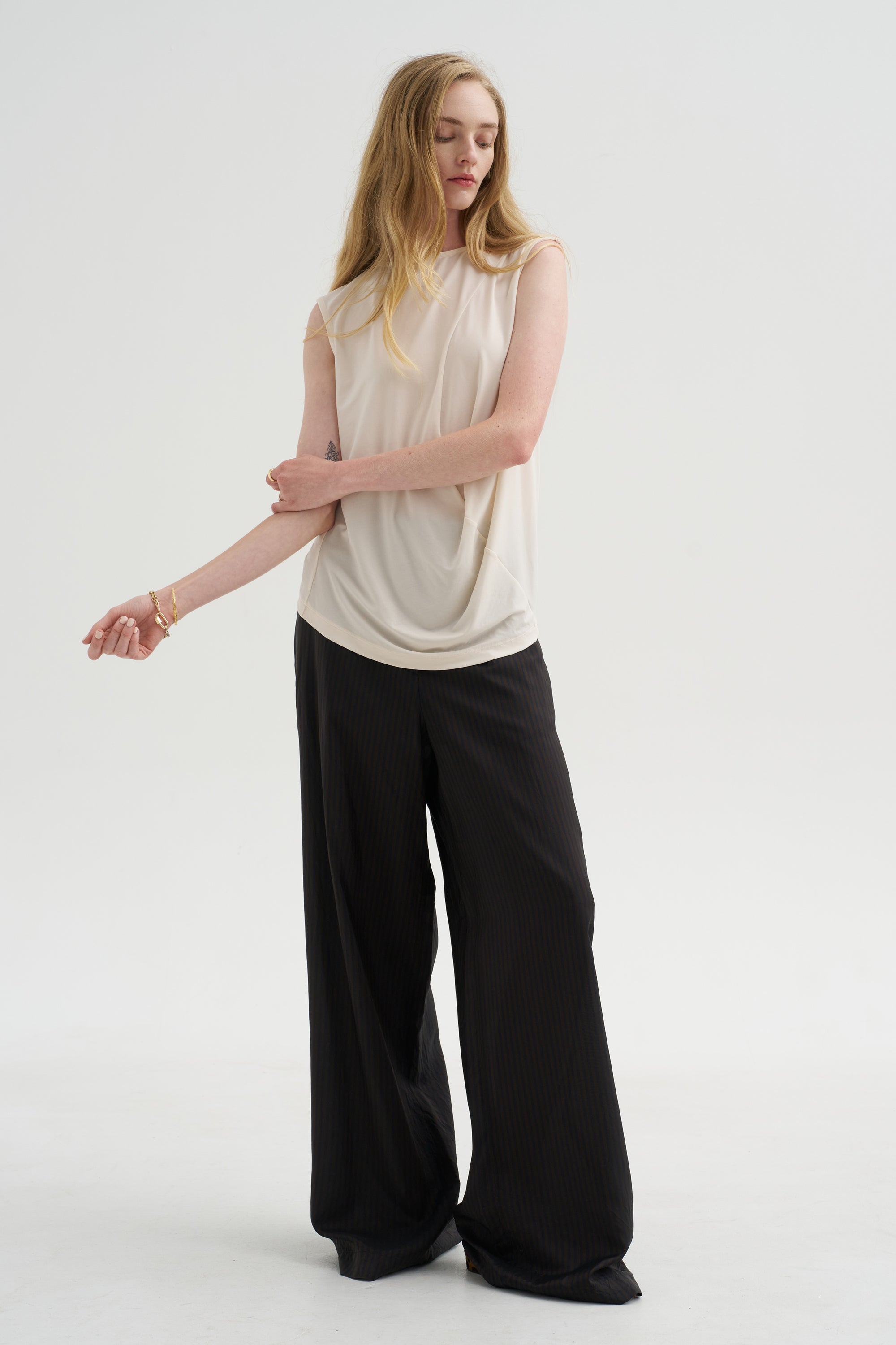 Drape Jersey - 68 Top, Off White