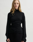 Silk Cashmere Knit, Charcoal