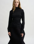 Silk Cashmere Knit, Charcoal