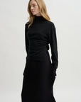 Silk Cashmere Knit, Charcoal
