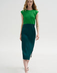 Swing Dress, Green