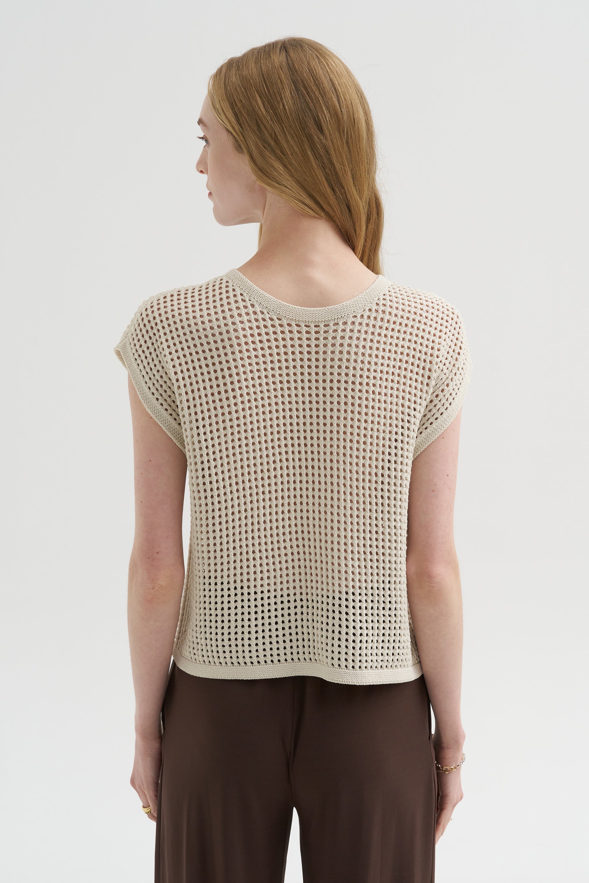 Fishnet Knit, Ivory