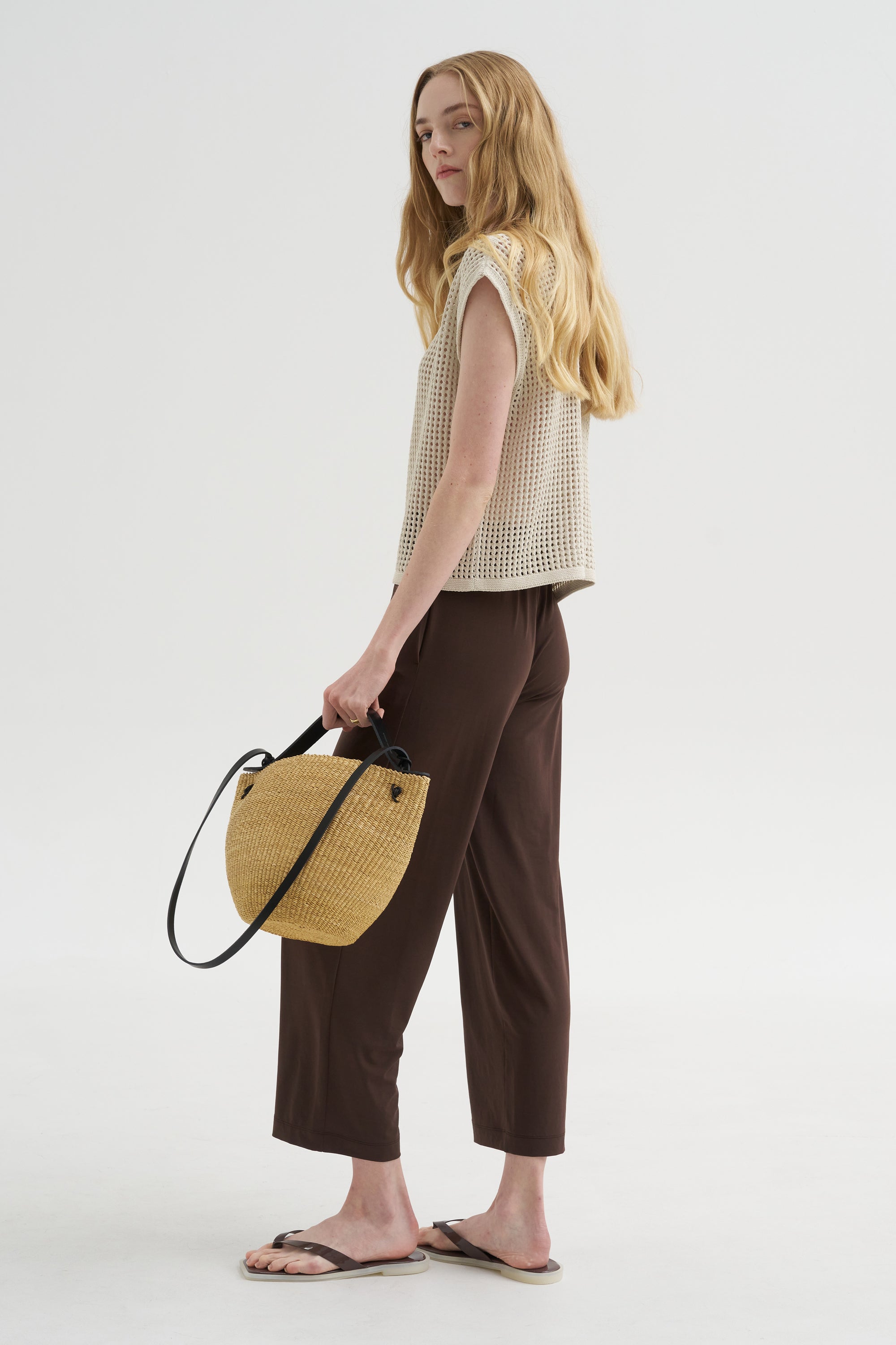Fishnet Knit, Ivory