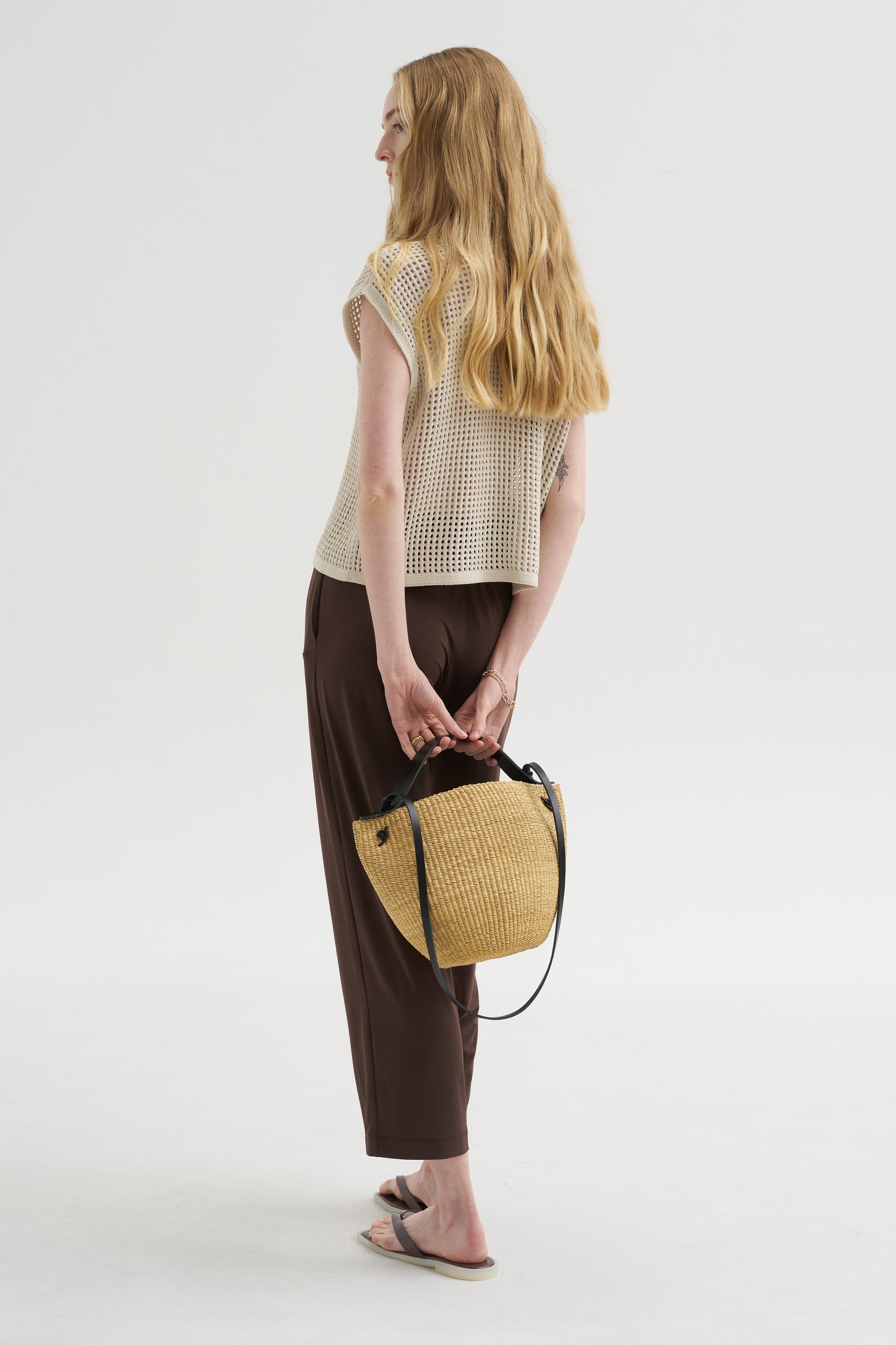Fishnet Knit, Ivory