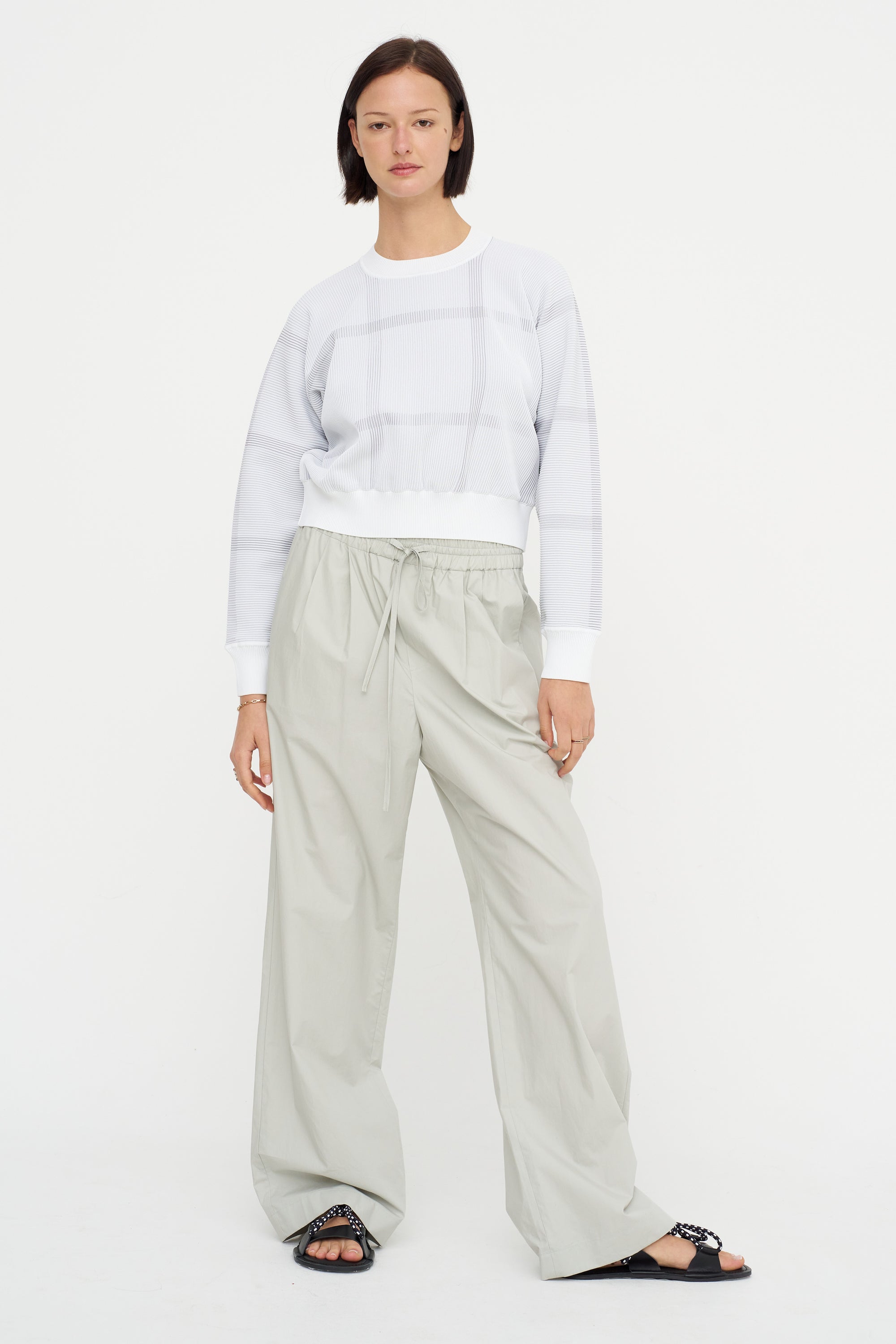 Crossing Knit, White