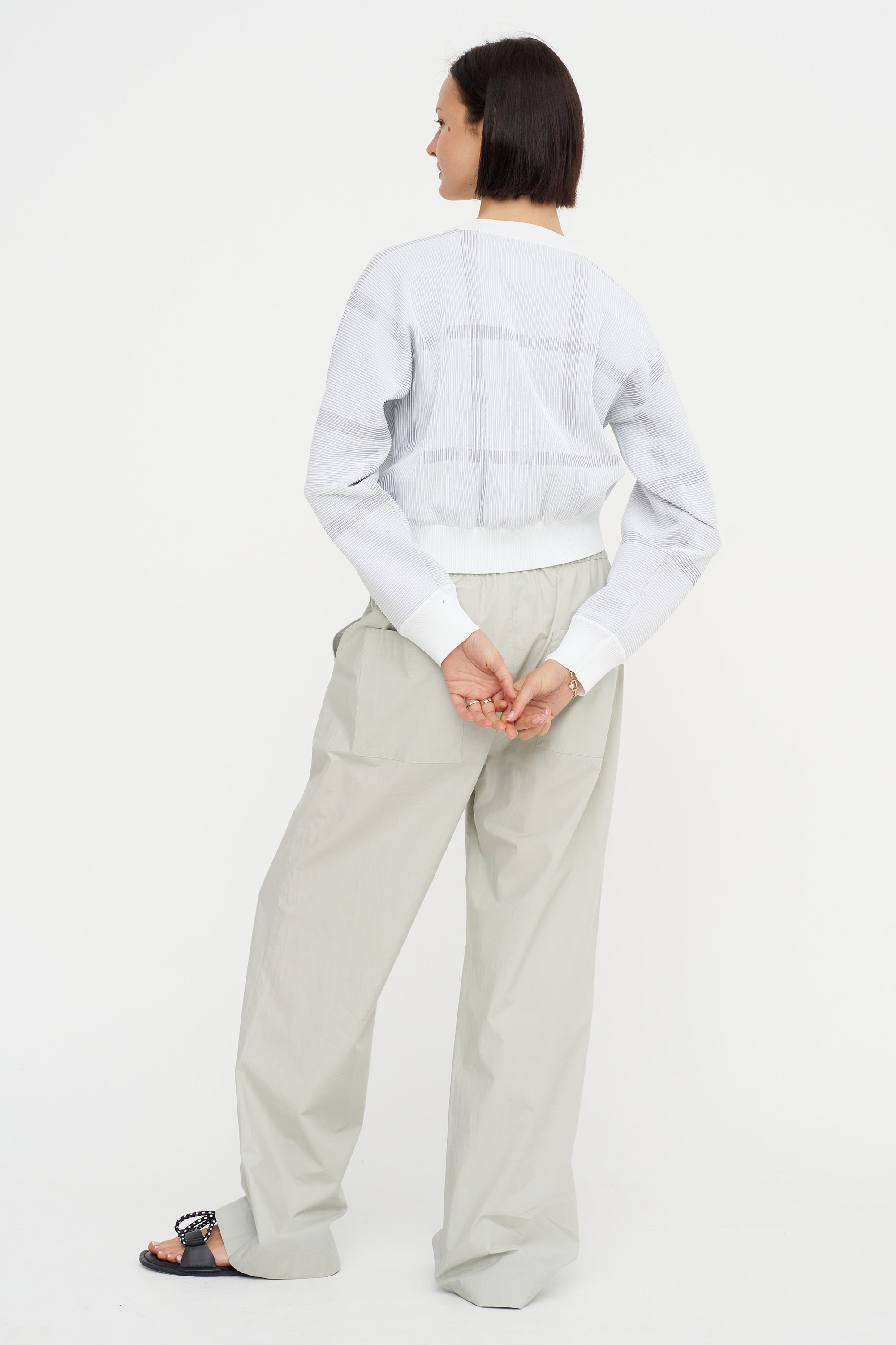 Crossing Knit, White