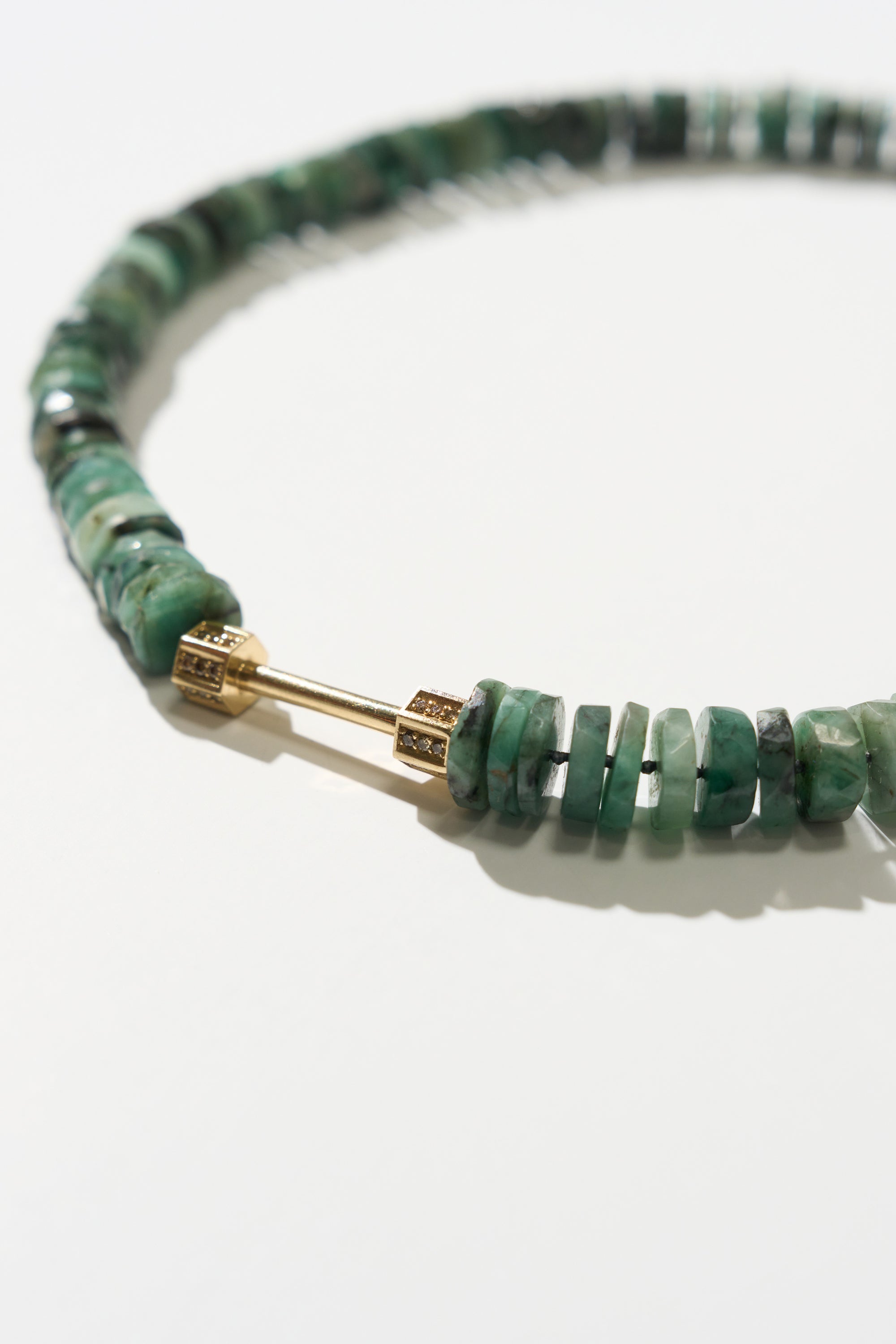 Bosfor Strand, Emerald and Champagne Diamonds