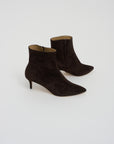 Seamed Stilleto Boot, Deep Espresso