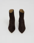 Seamed Stilleto Boot, Deep Espresso