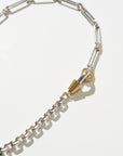 Chunky Chain Necklace, Silver & Gold