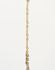 Chunky Chain Bracelet Full Diamond, Yellow Gold