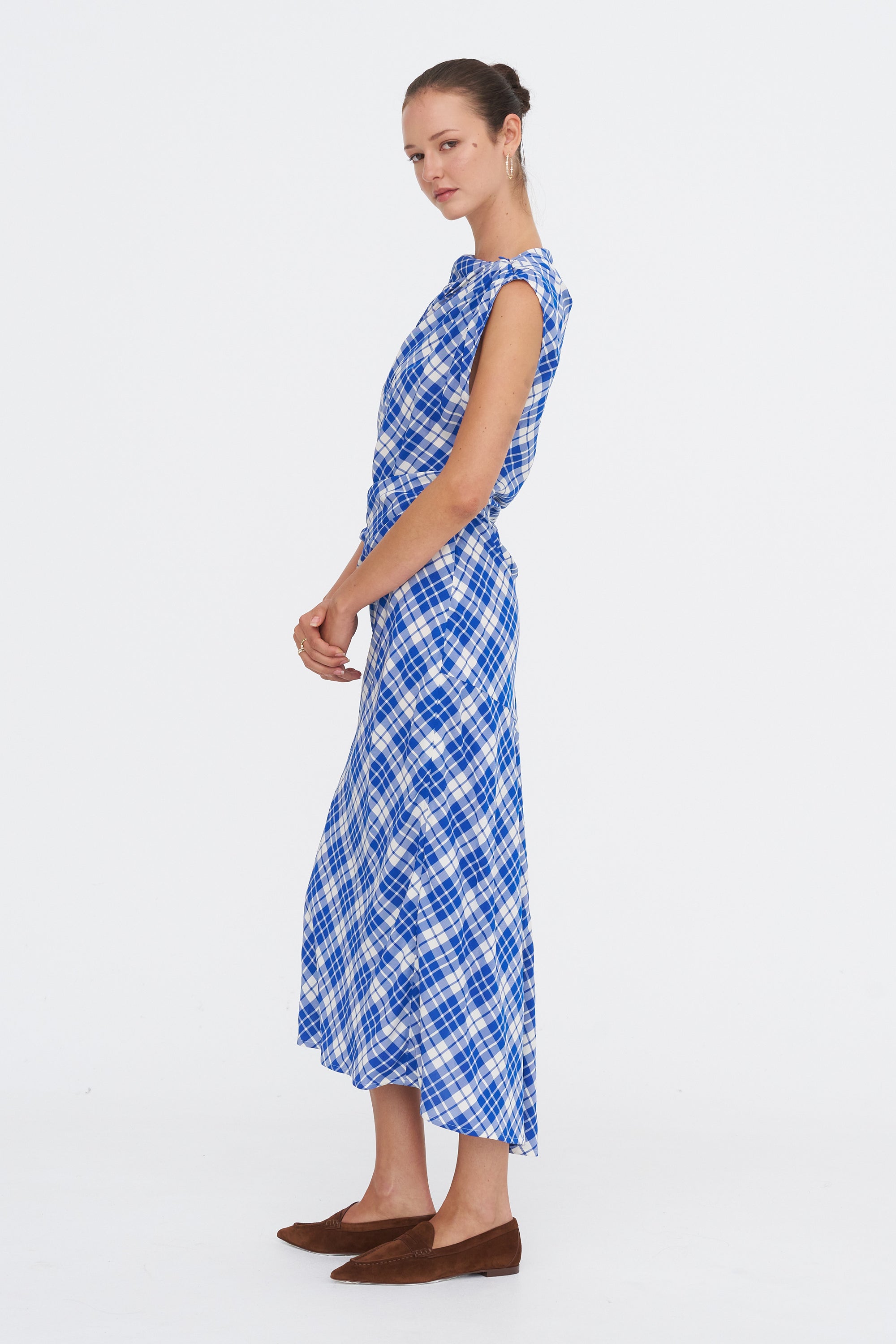 Hallie Dress, Cobalt