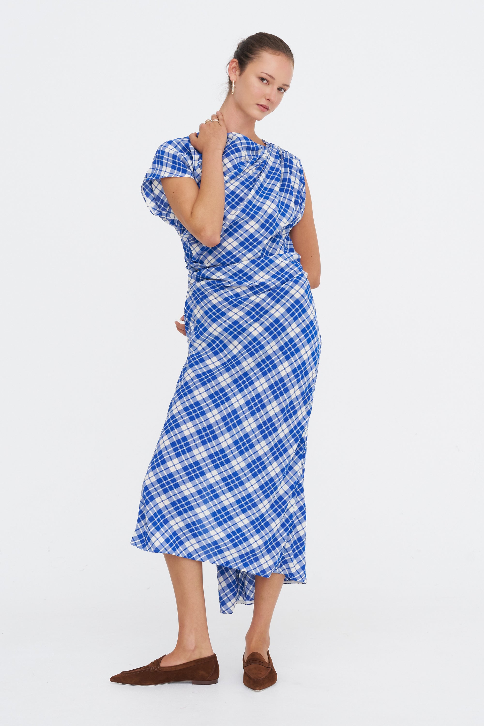 Hallie Dress, Cobalt
