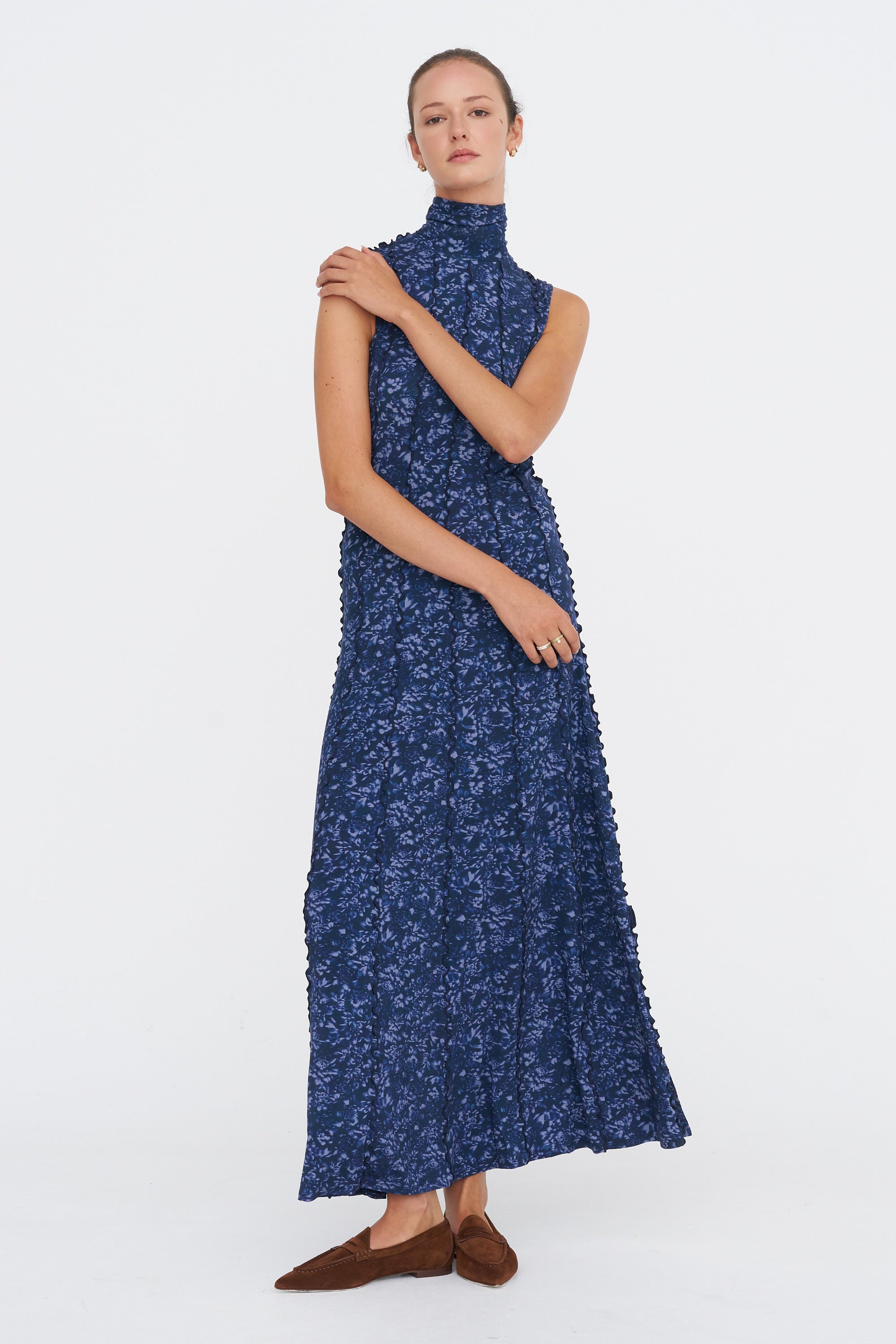 Valentina Dress, Navy &amp; Slate