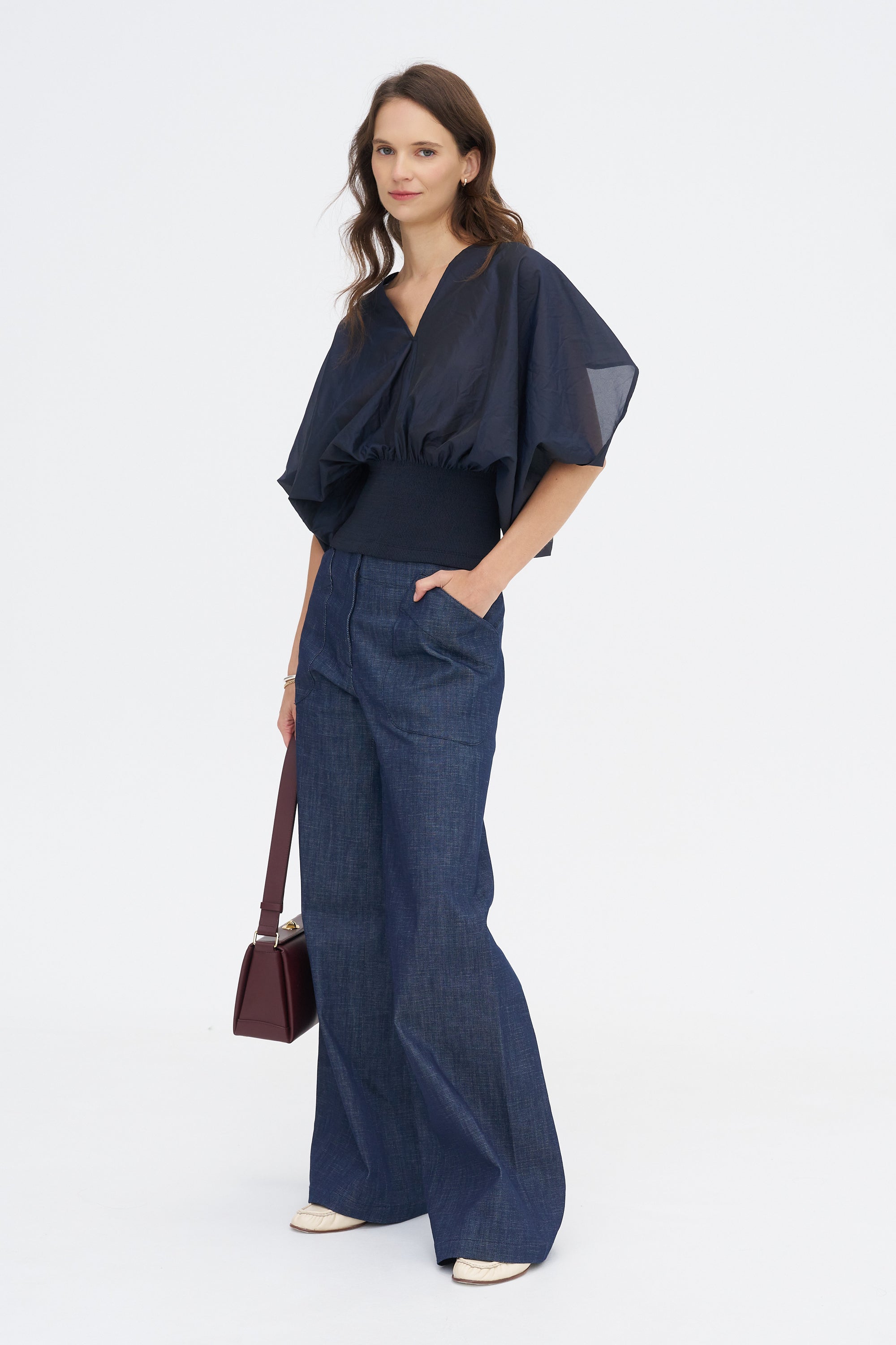 Wide Eda Pant, Indigo
