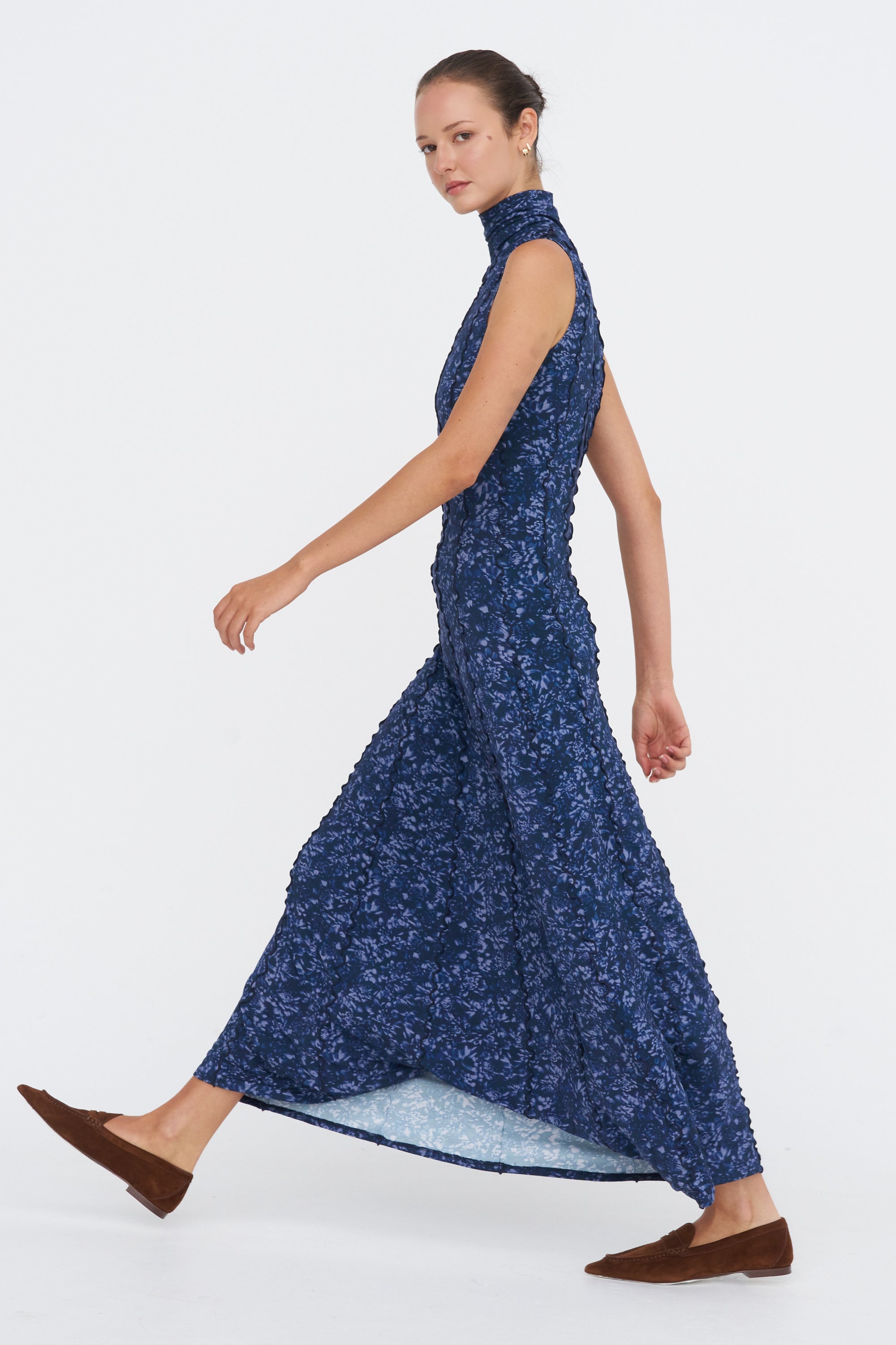 Valentina Dress, Navy &amp; Slate