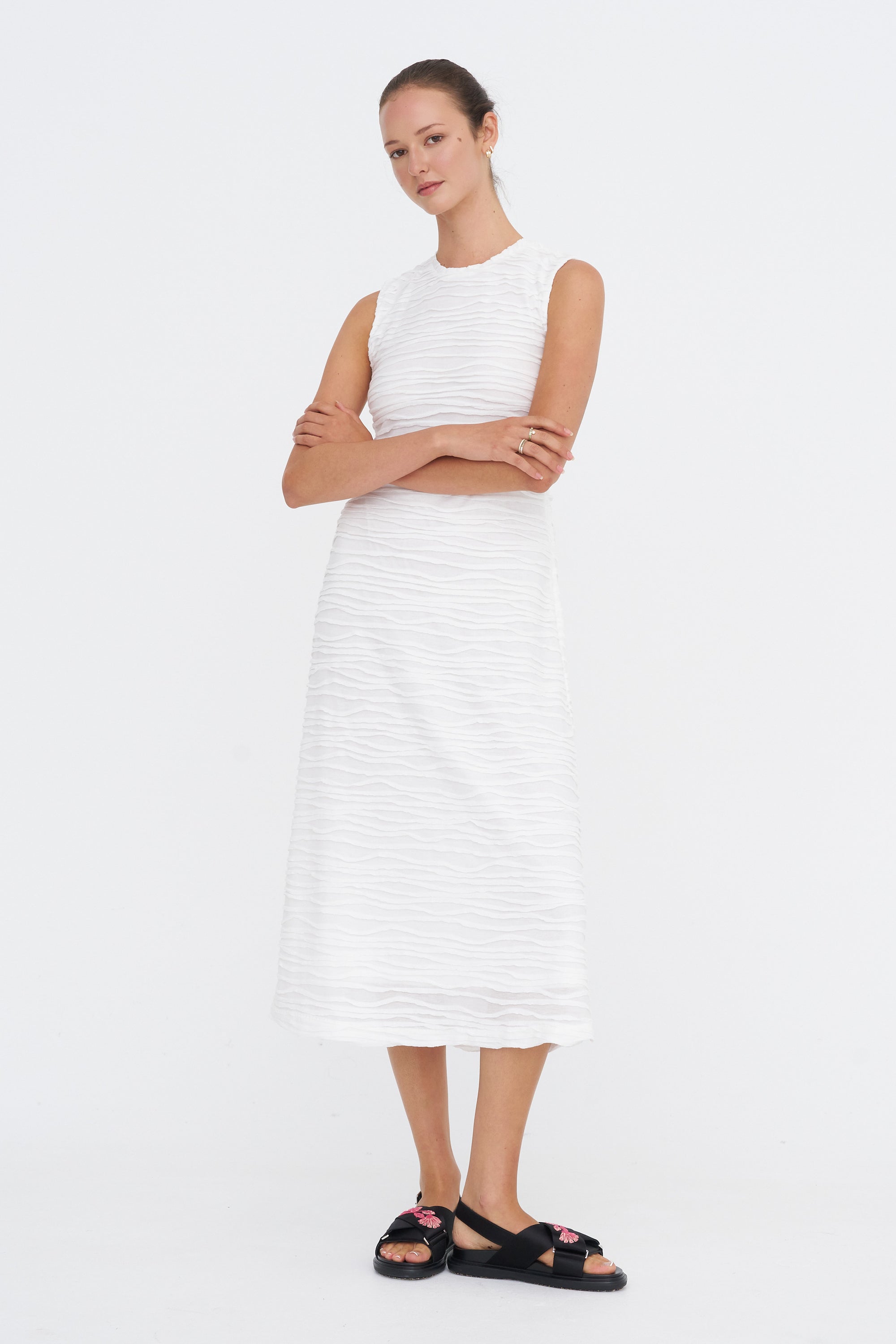Laura Dress, White