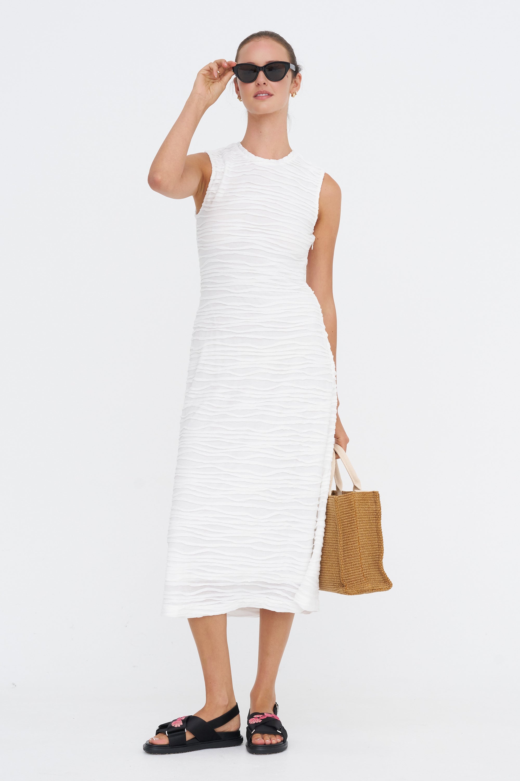 Laura Dress, White