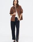 Hazel Superfine Cashmere Top, ivory