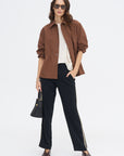 Hazel Superfine Cashmere Top, ivory