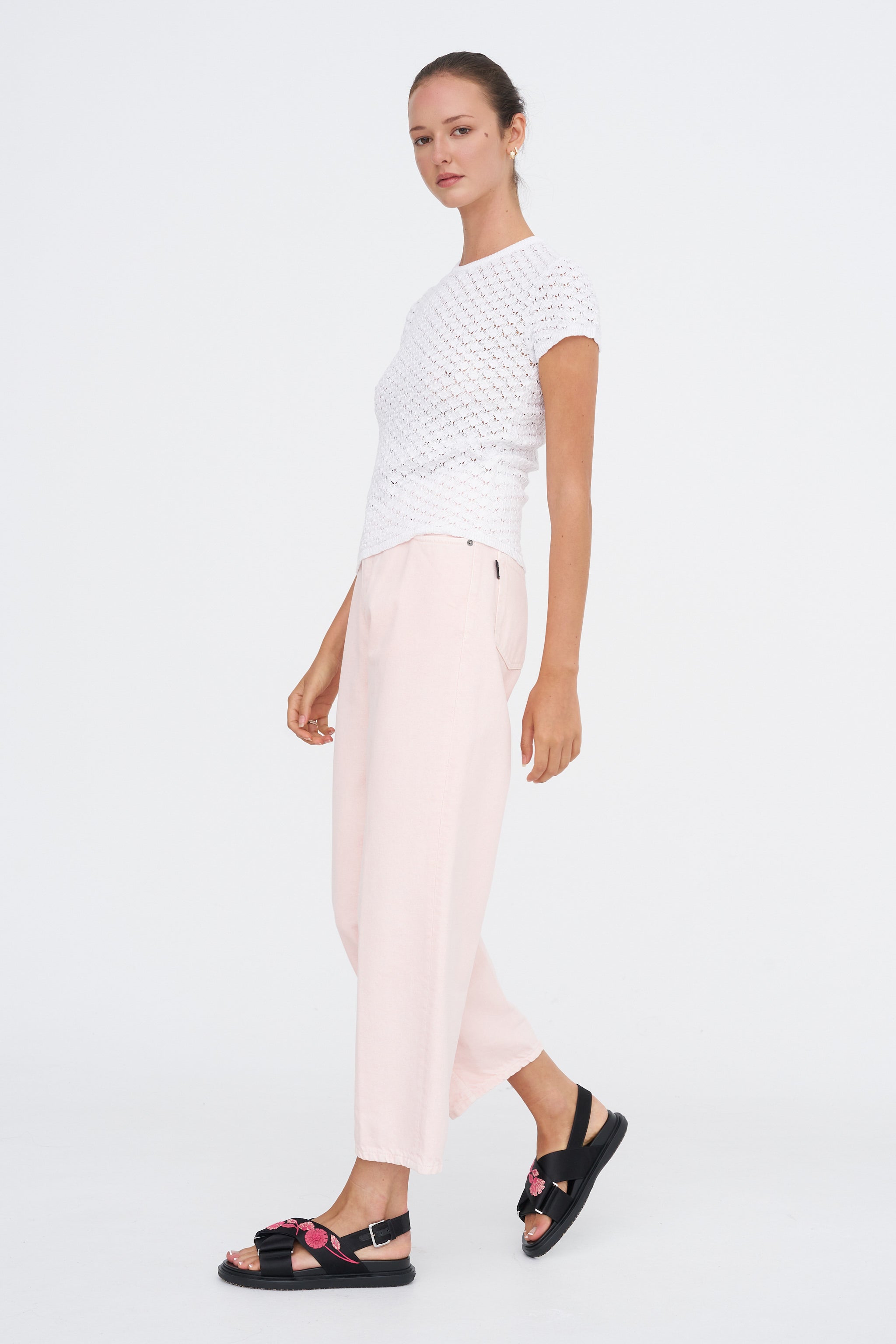 Proenza Schouler White Label Quincy Top, White – Kick Pleat