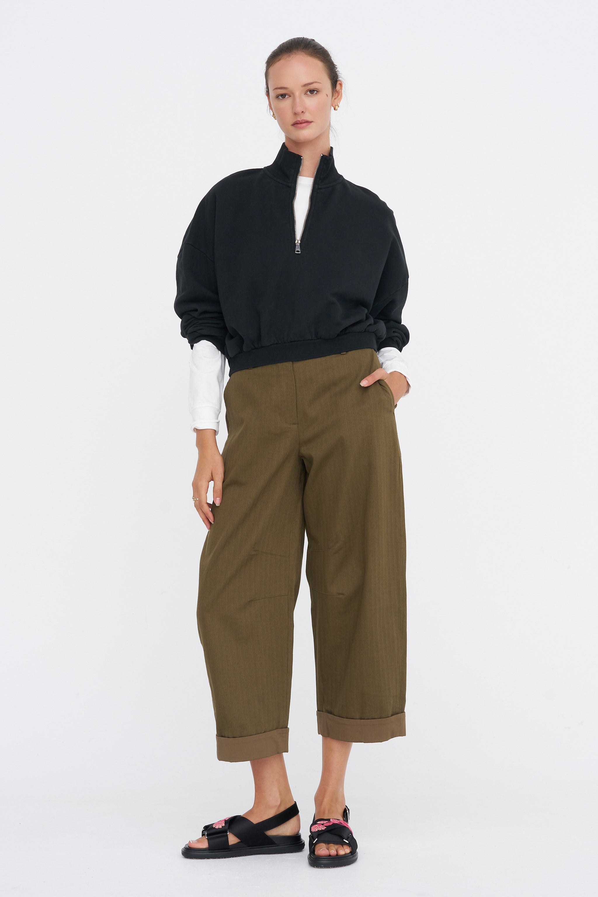 ワンピース HAIKURE DRESS (HEW10034DF176) Haikure Joelle Shirt Dress in Blue Tencel | FWRD