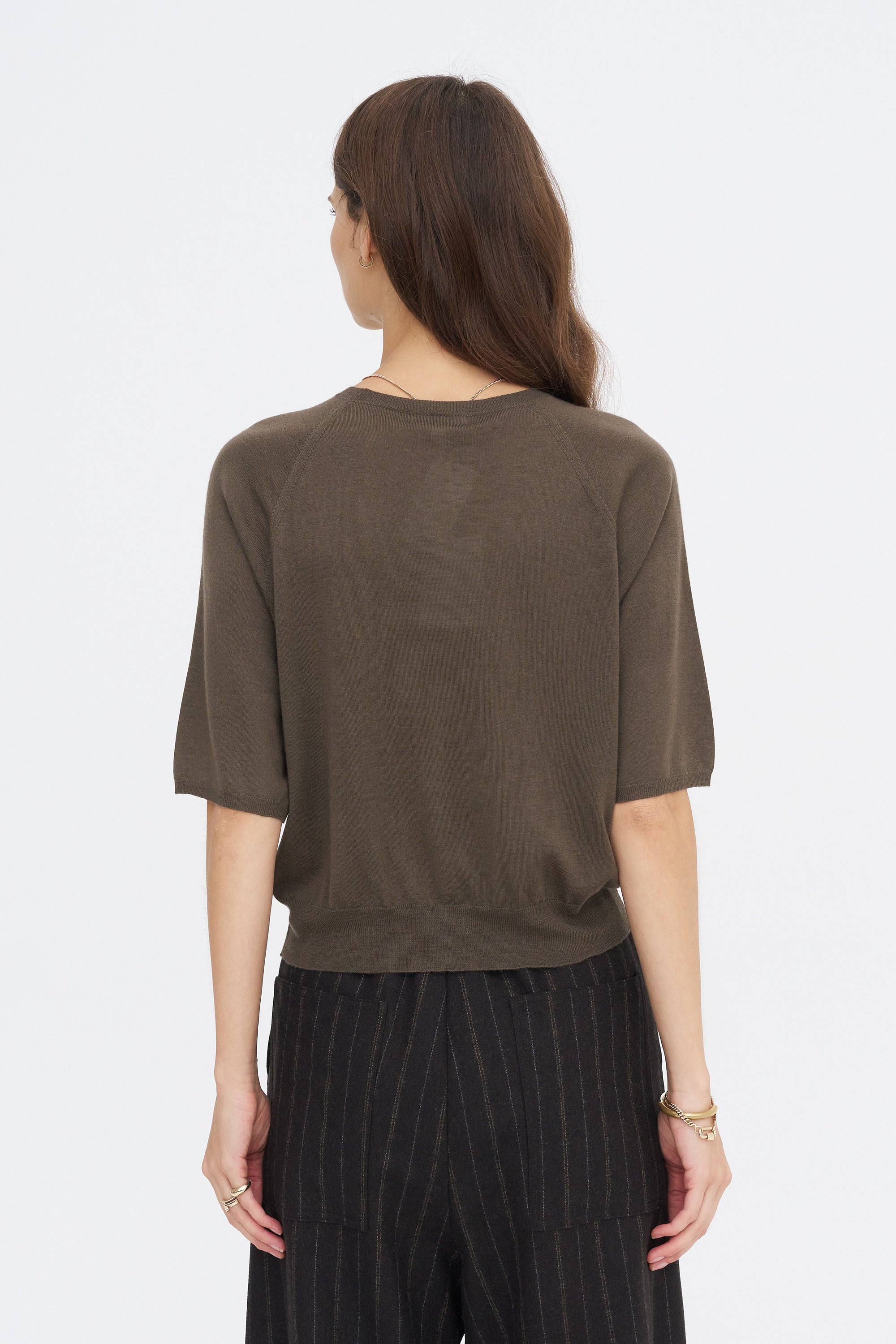 Solange Superfine Merino Top, Loden