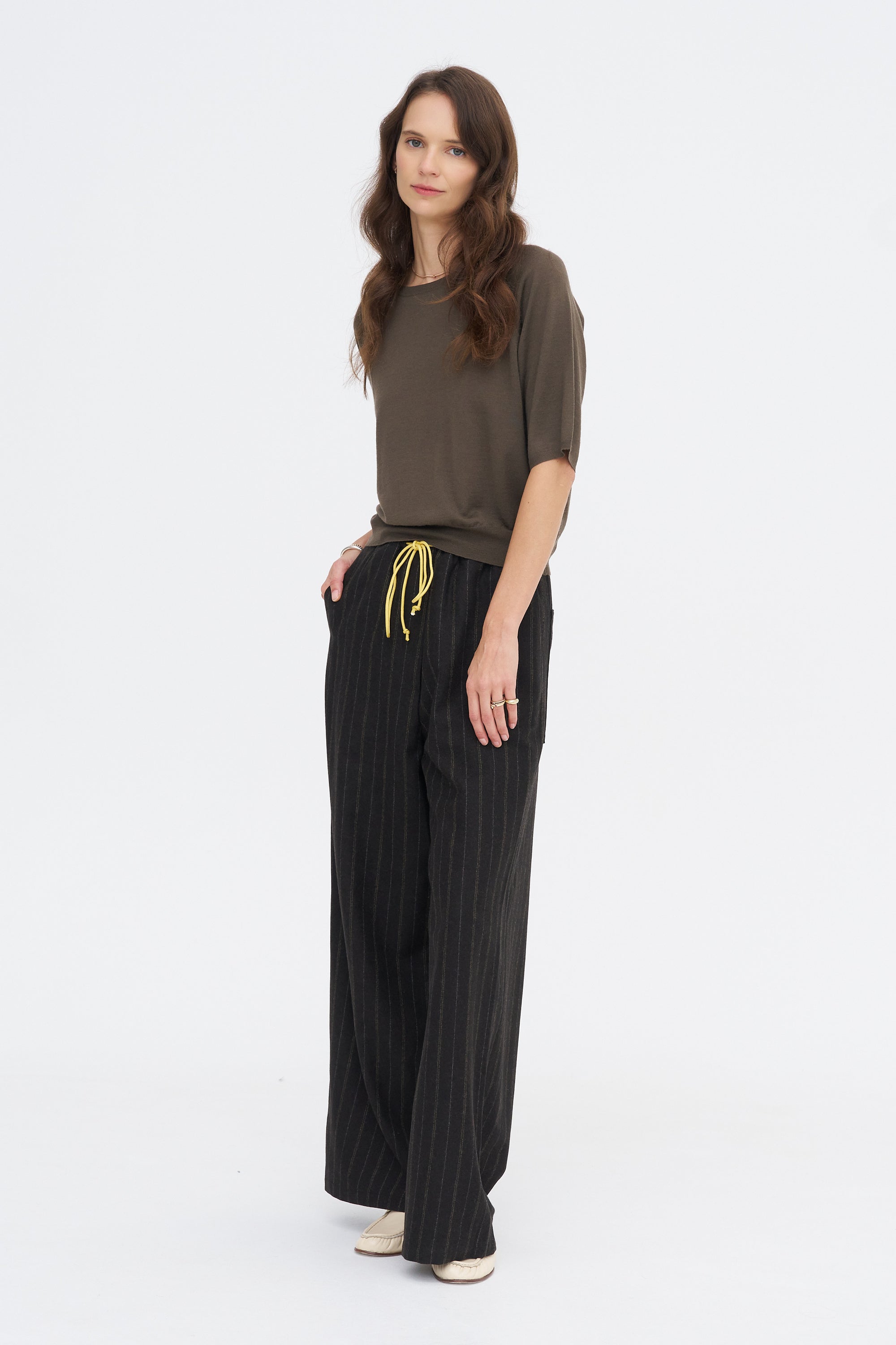 Solange Superfine Merino Top, Loden